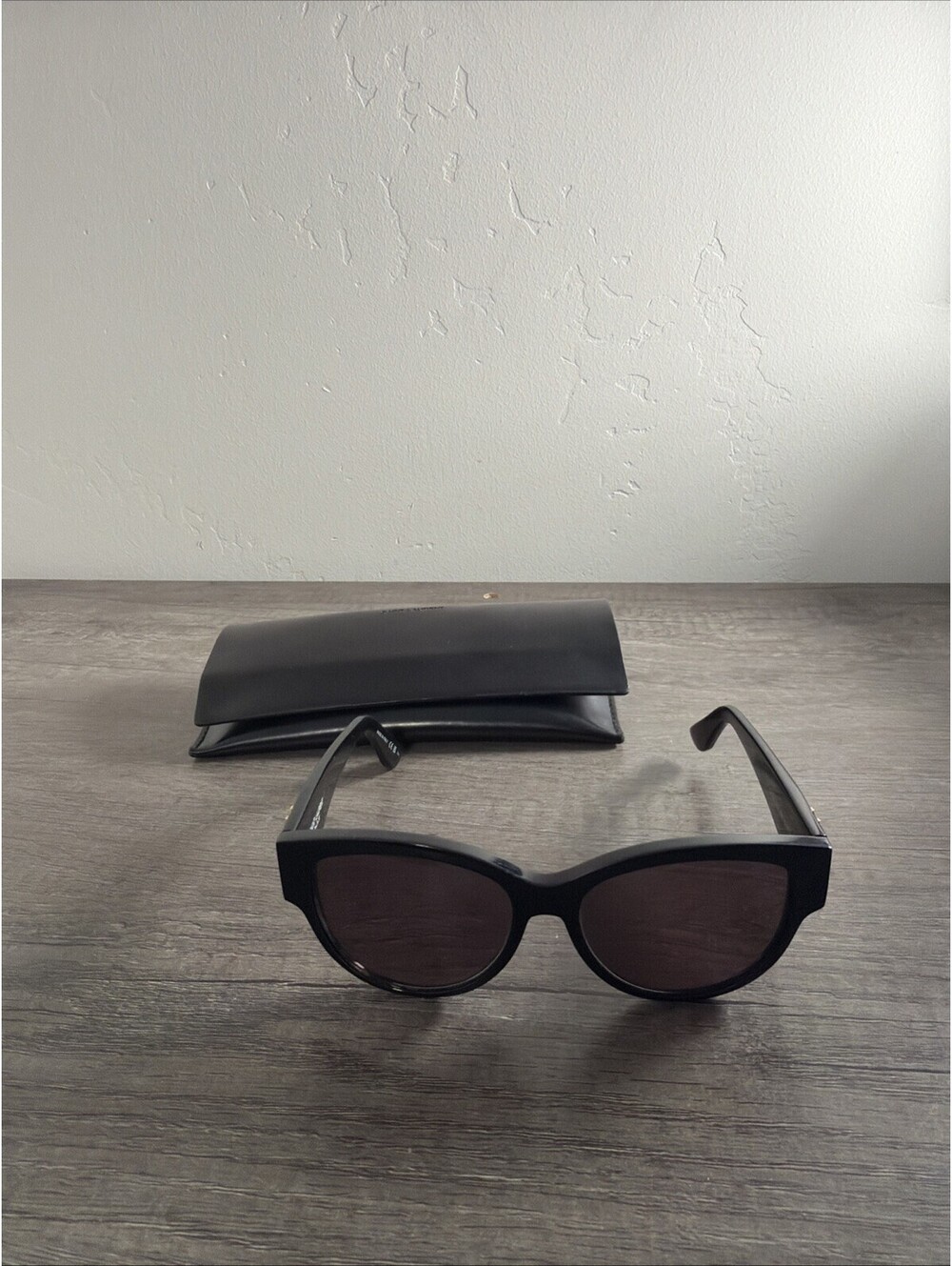 Saint Laurent Sunglasses SL M3 002 Black Grey Gold FRAMES ONLY 55-16-140